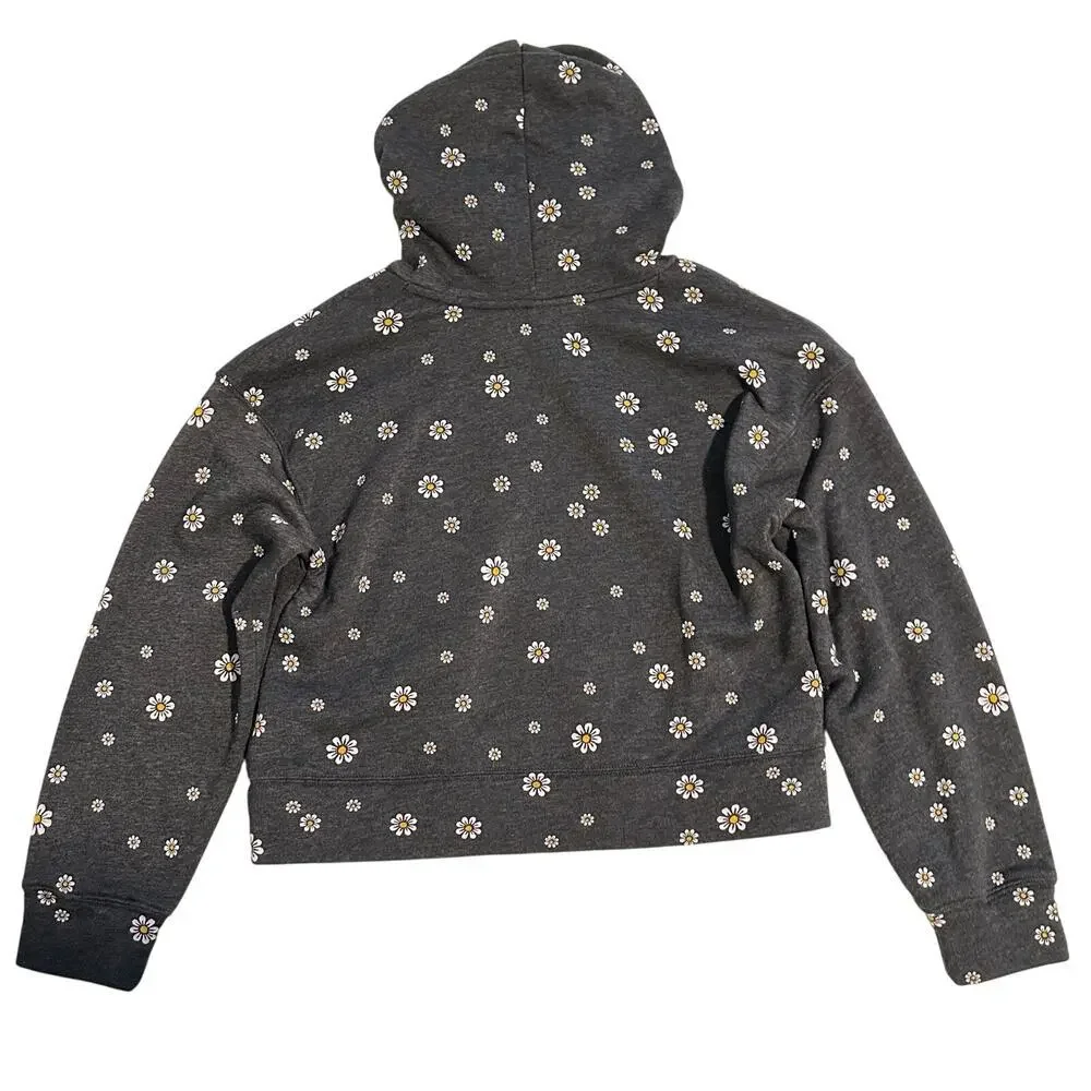 NWT Old Navy Daisy Hoodie Sweatshirt Girls Large